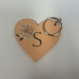 Floral Heart Keychain